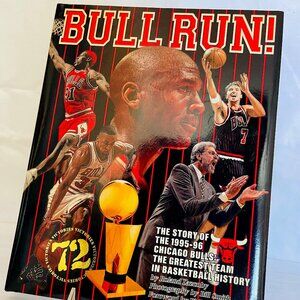 HARDCOVER - Bull Run.  The Story of 1995-1996 Chicago Bulls. Limited Edition